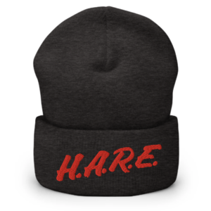 H.A.R.E beanie - clearance sale